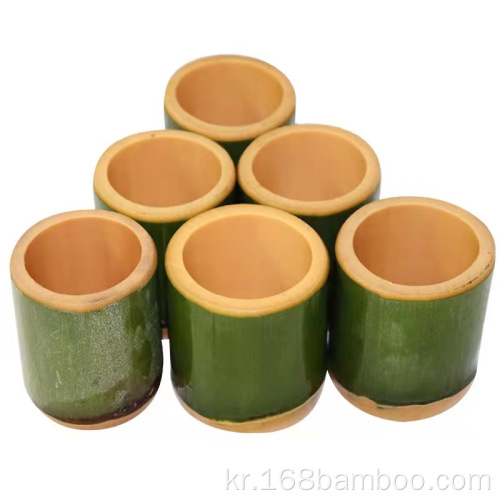 대나무 양초 용기 왁스 화장품 대나무 튜브